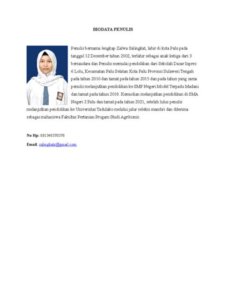 Biografi, Profil, Dan Fakta Menarik