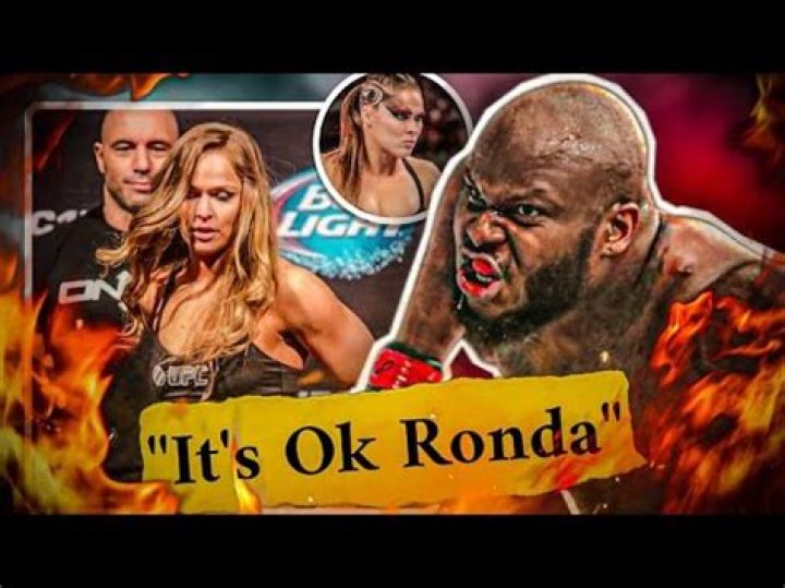 Derrick Lewis And Ronda Rousey