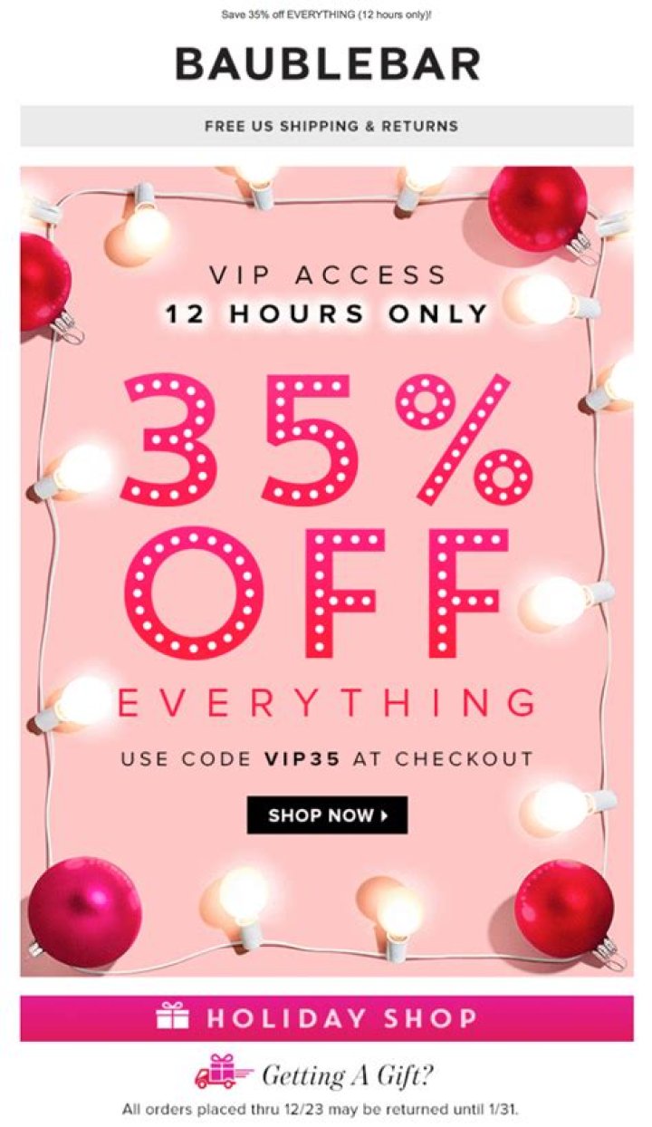 Discover Unbeatable Deals And Trends At BaubleBar's Black Friday Bonanza