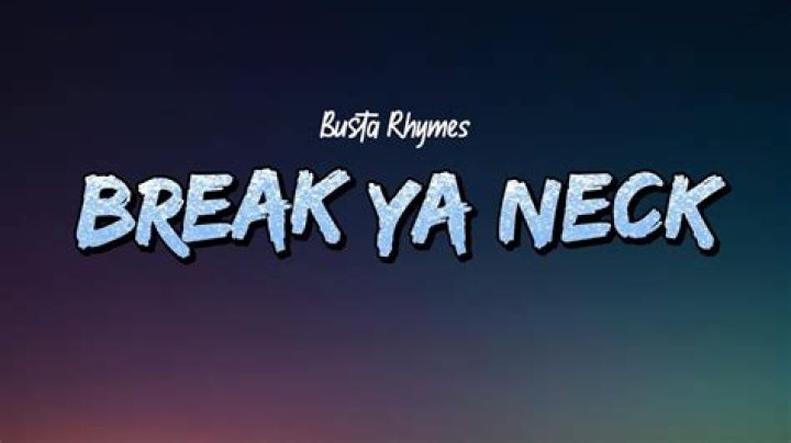 Explore The Depths Of Busta Rhymes' "Break Ya Neck" Lyrics