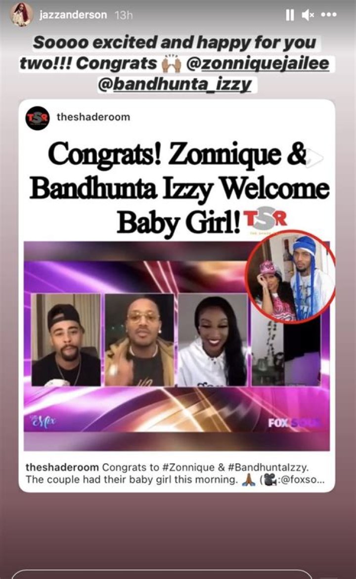 First Glimpses Of Zonnique And Izzy's Baby Girl!