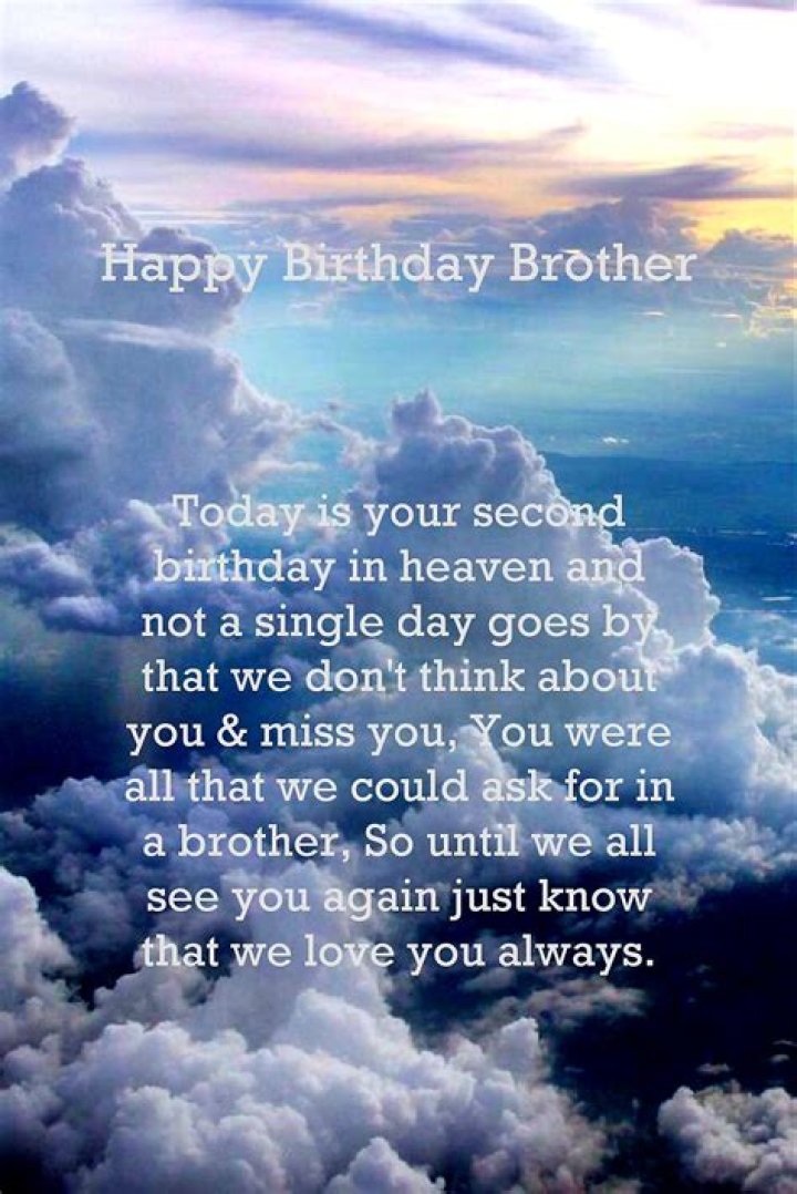 Heartfelt Birthday Wishes For A Beloved Brother In Heaven