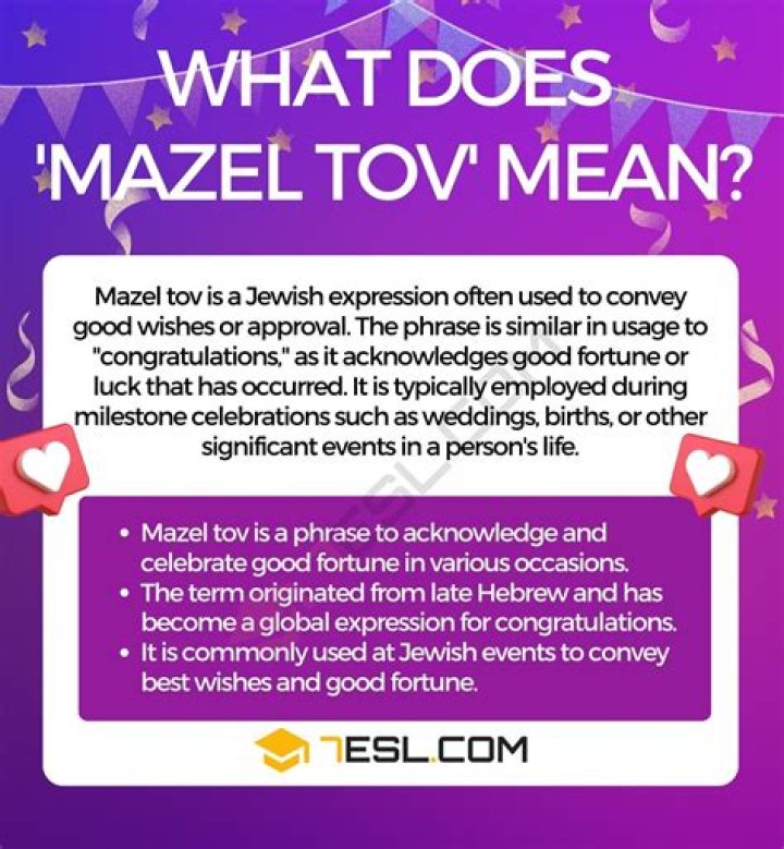 Is It Okay to Say Mazel Tov? Exploring This Joyful Phrase