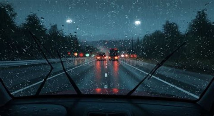 Nighttime Driving In The Rain