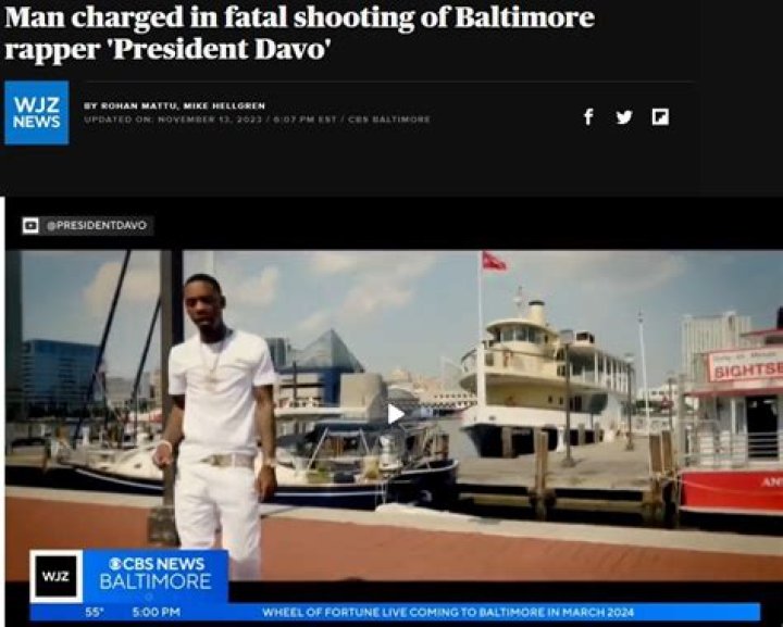 President Davo, Beloved Baltimore Resident