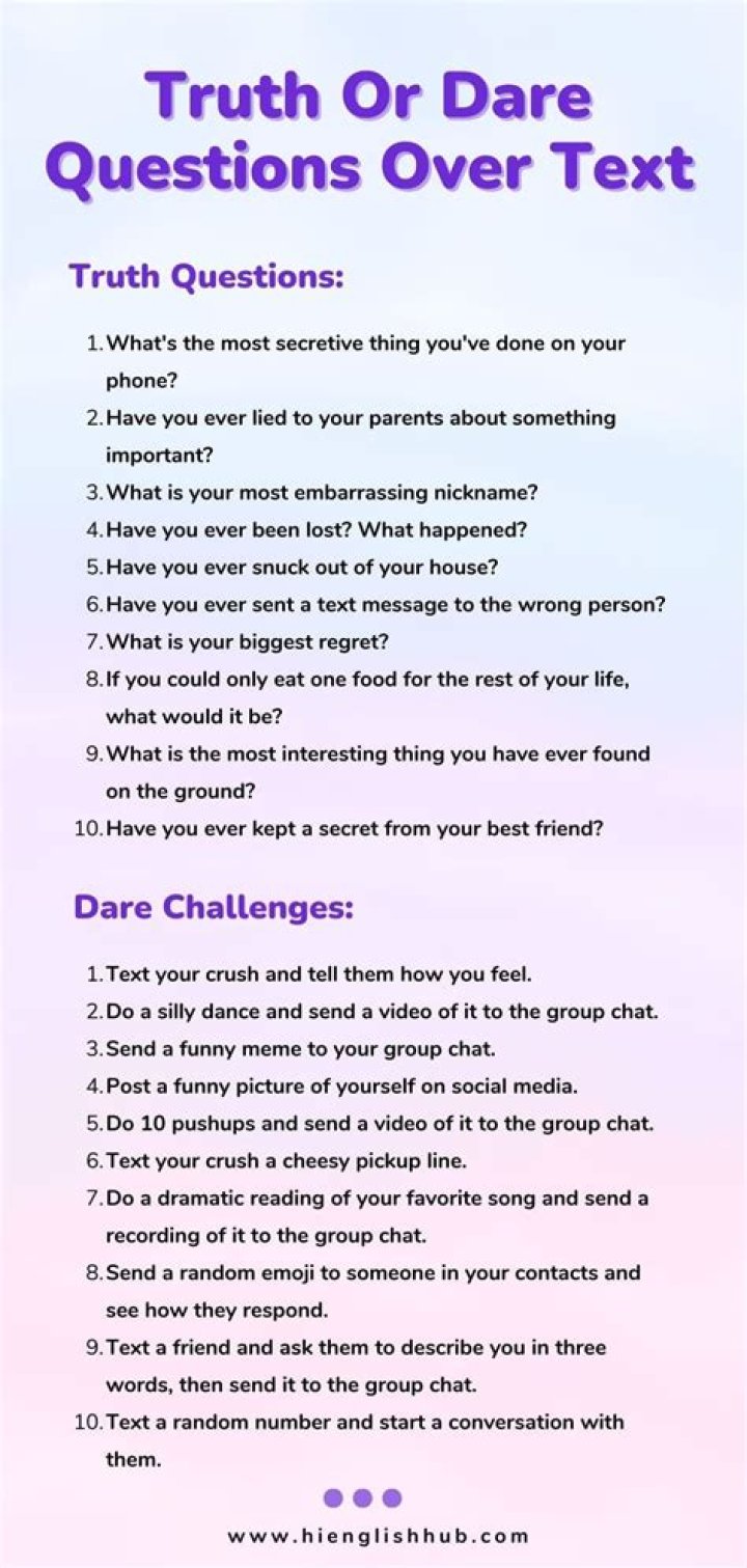 Unleashing Fun: The Best Truth Or Dare Questions Over Text