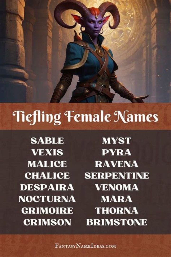 Unveiling The Enchanting World Of Cute Tiefling Names