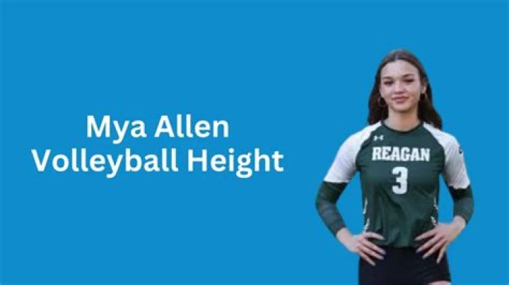 Unveiling The Volleyball Advantage: Mya Allen's Height Dissected