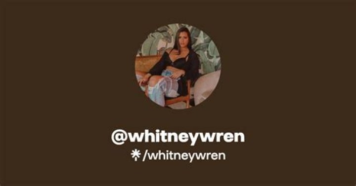 Whitney Wren's Leaked OnlyFans Saga Unraveled